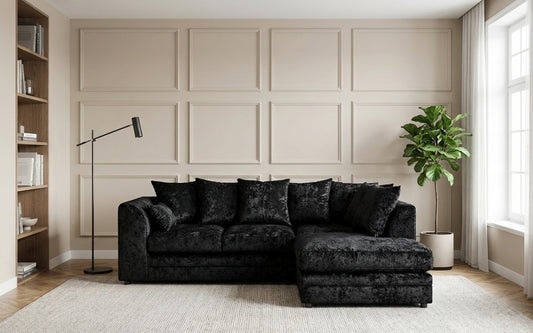 Camden Crushed Velvet Corner Sofa