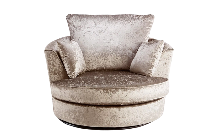 Camden Crushed Velvet Swivel Chair