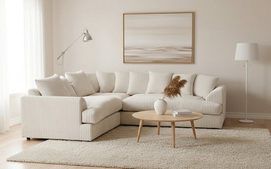 Missouri Jumbo Cord Corner Sofa