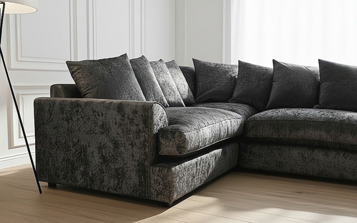 Missouri Crushed Velvet Corner Sofa