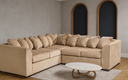 Garrison Plush Velvet Corner Sofa
