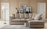 Camden LuxVelvet Corner Sofa - Mink