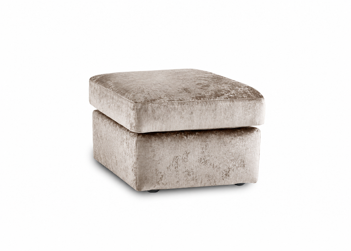 Crush Velvet Footstool