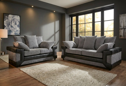 Dino 3+2 Seater - Black
