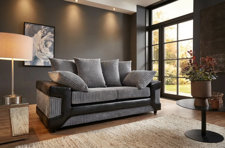 Dino 3+2 Seater - Black