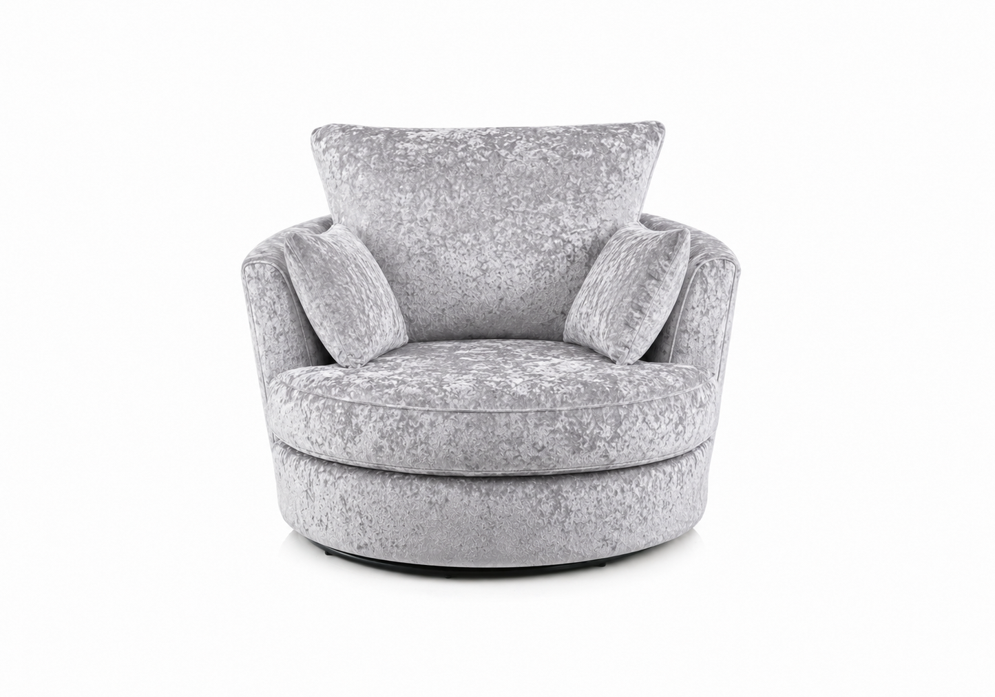 Crush Velvet Swivel Chair