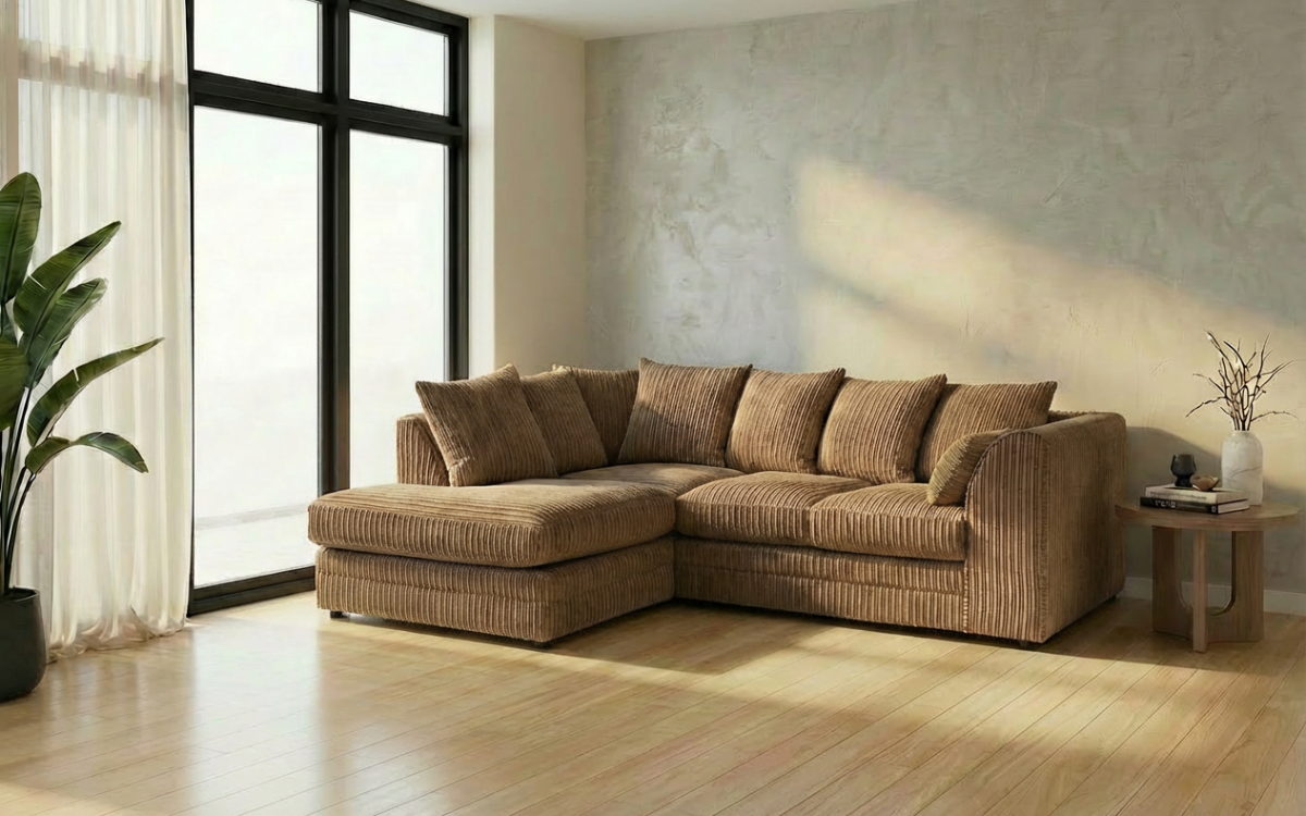 Camden Jumbo Cord Corner Sofa