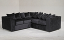 Garrison Plush Velvet Corner Sofa