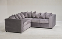 Garrison Plush Velvet Corner Sofa