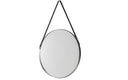 Opera Round Pewter Mirror