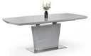 Como Grey & Luxe Grey Dining Set (2 Chairs & Bench)