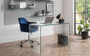 Amalfi Desk & Kahlo Blue Office Chair