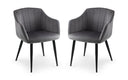 Piero Square Table & 2 Hobart Dining Chairs
