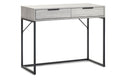 Bali 2 Drawer Dressing Table/Desk - Grey Oak