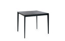 Miami Square Stone Top Dining Table - Slate Grey