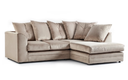 Chicago LuxVelvet Corner Sofa - Mink