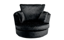 Chicago Crushed Velvet Swivel Chair