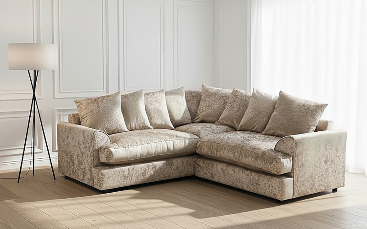 Missouri Crushed Velvet Corner Sofa