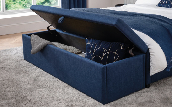 Blue Sorrento Blanket Box
