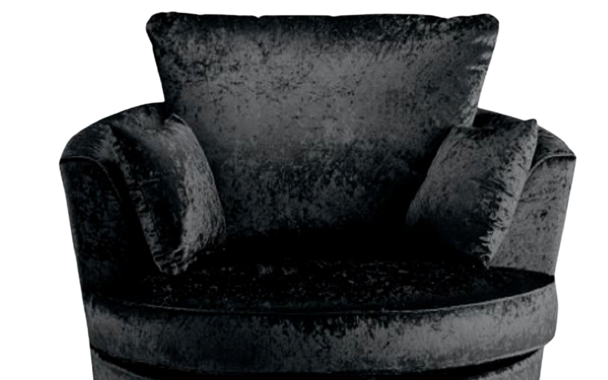 Camden Crushed Velvet Swivel Chair