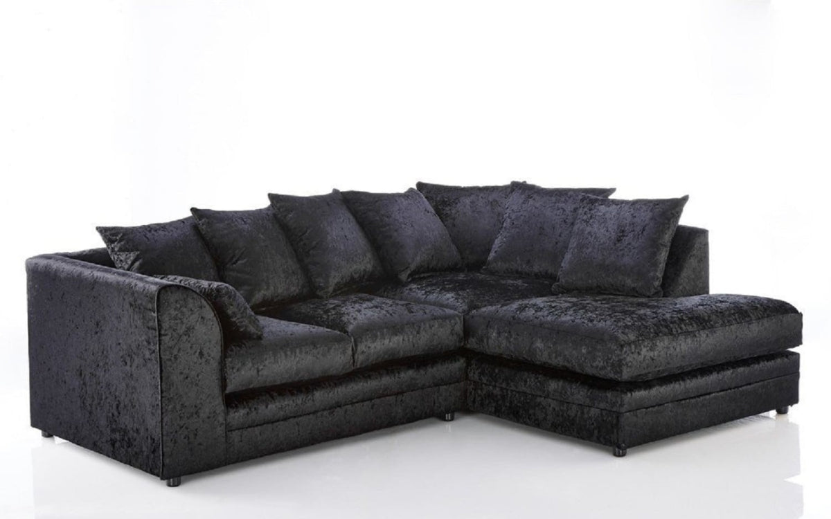 Camden Crushed Velvet Corner Sofa