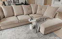 Camden LuxVelvet Corner Sofa - Mink