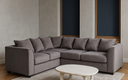 Garrison Plush Velvet Corner Sofa