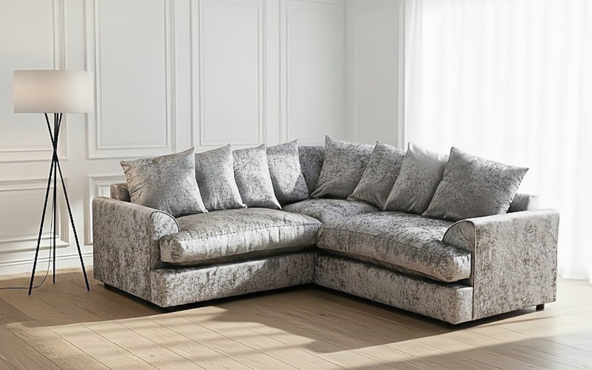 Missouri Crushed Velvet Corner Sofa