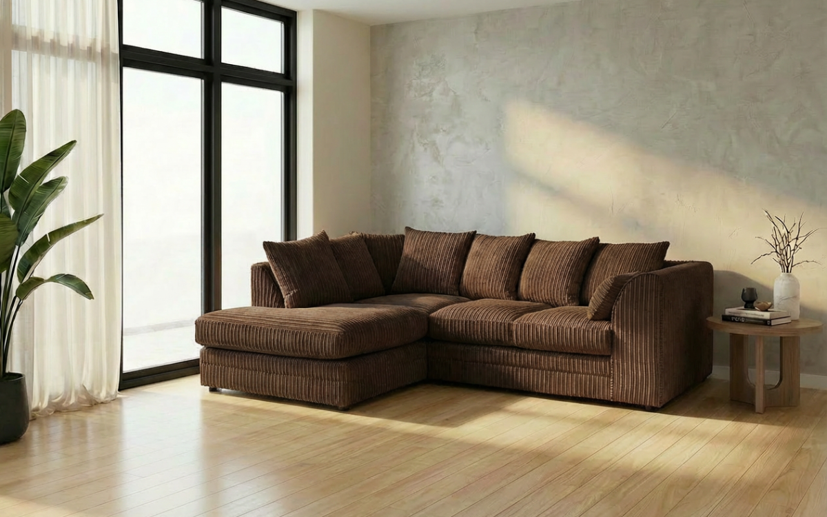 Camden Jumbo Cord Corner Sofa
