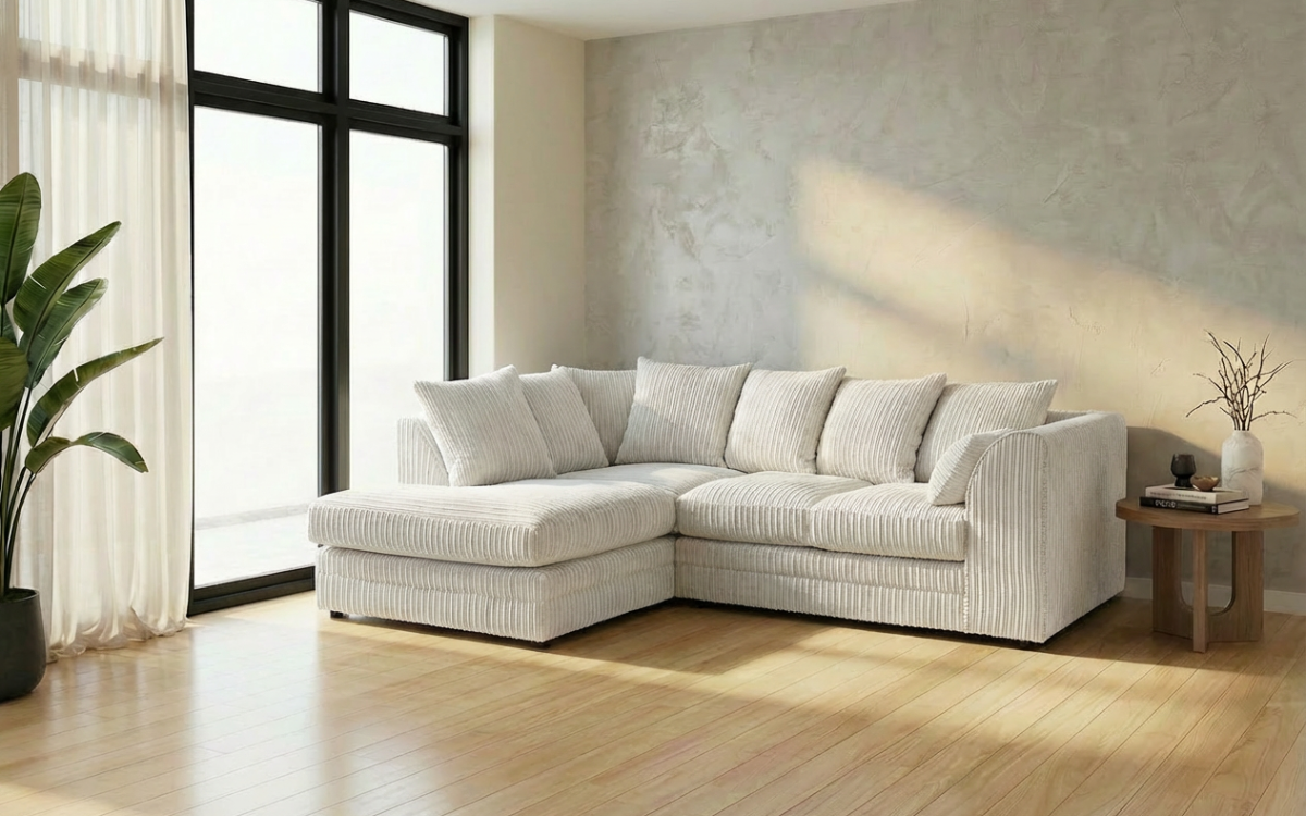 Camden Jumbo Cord Corner Sofa