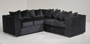 Garrison Plush Velvet Corner Sofa