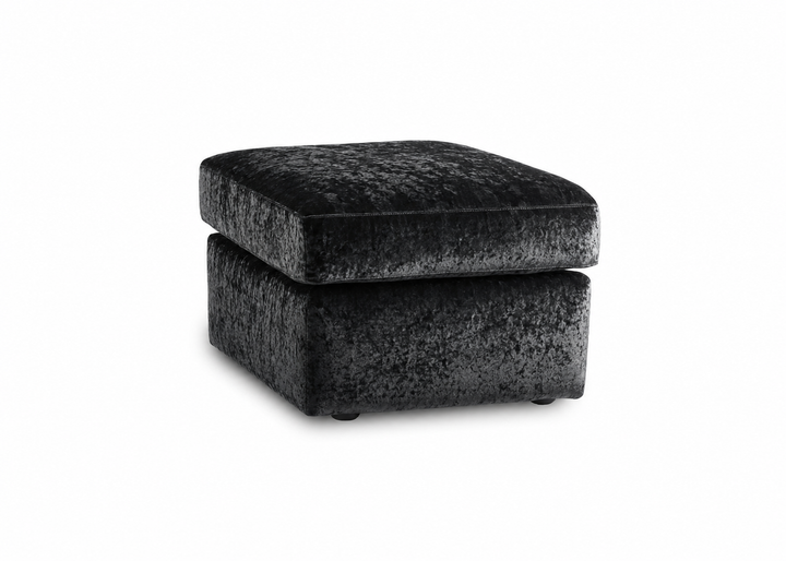 Crush Velvet Footstool
