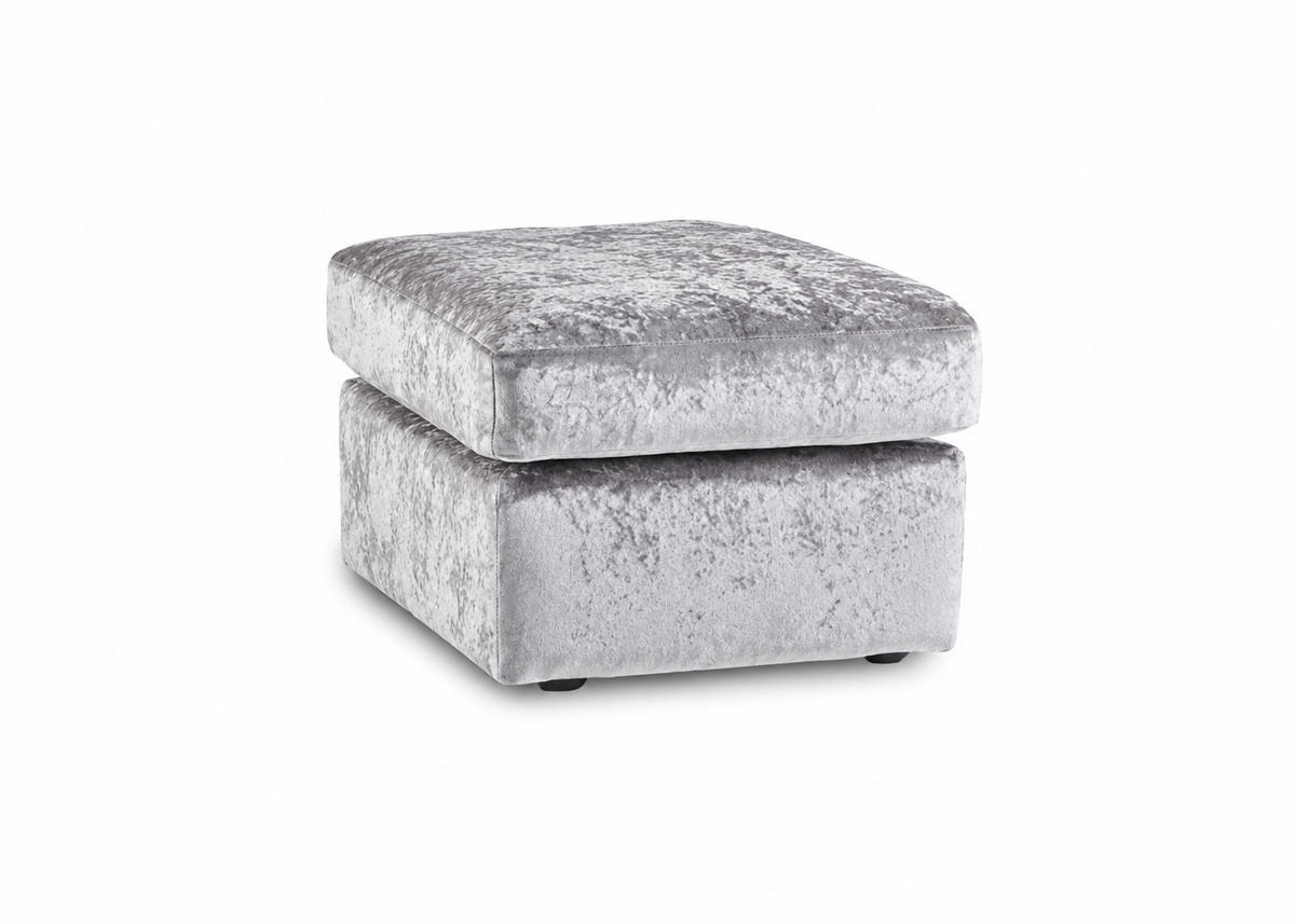 Crush Velvet Footstool