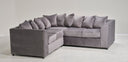 Garrison Plush Velvet Corner Sofa