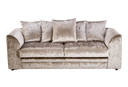 Chicago Crushed Velvet 3 Seater Sofa