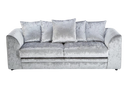 Chicago Crushed Velvet 3 Seater Sofa