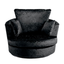 Chicago Crushed Velvet Swivel Chair