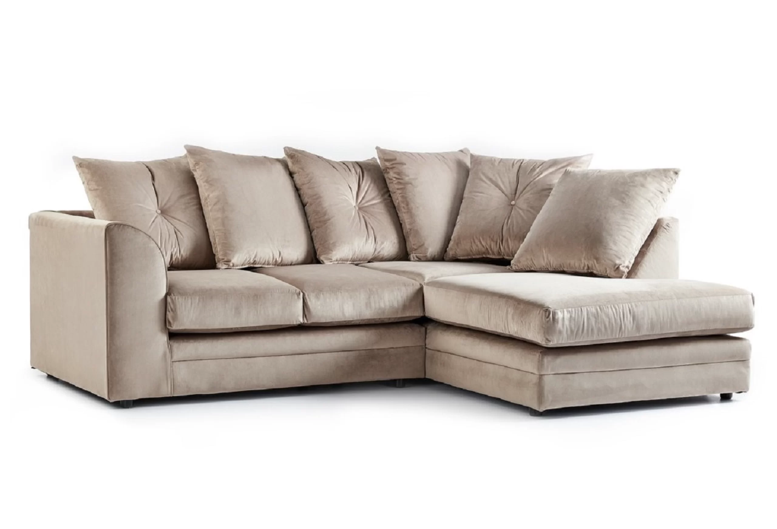 Camden LuxVelvet Corner Sofa - Blue