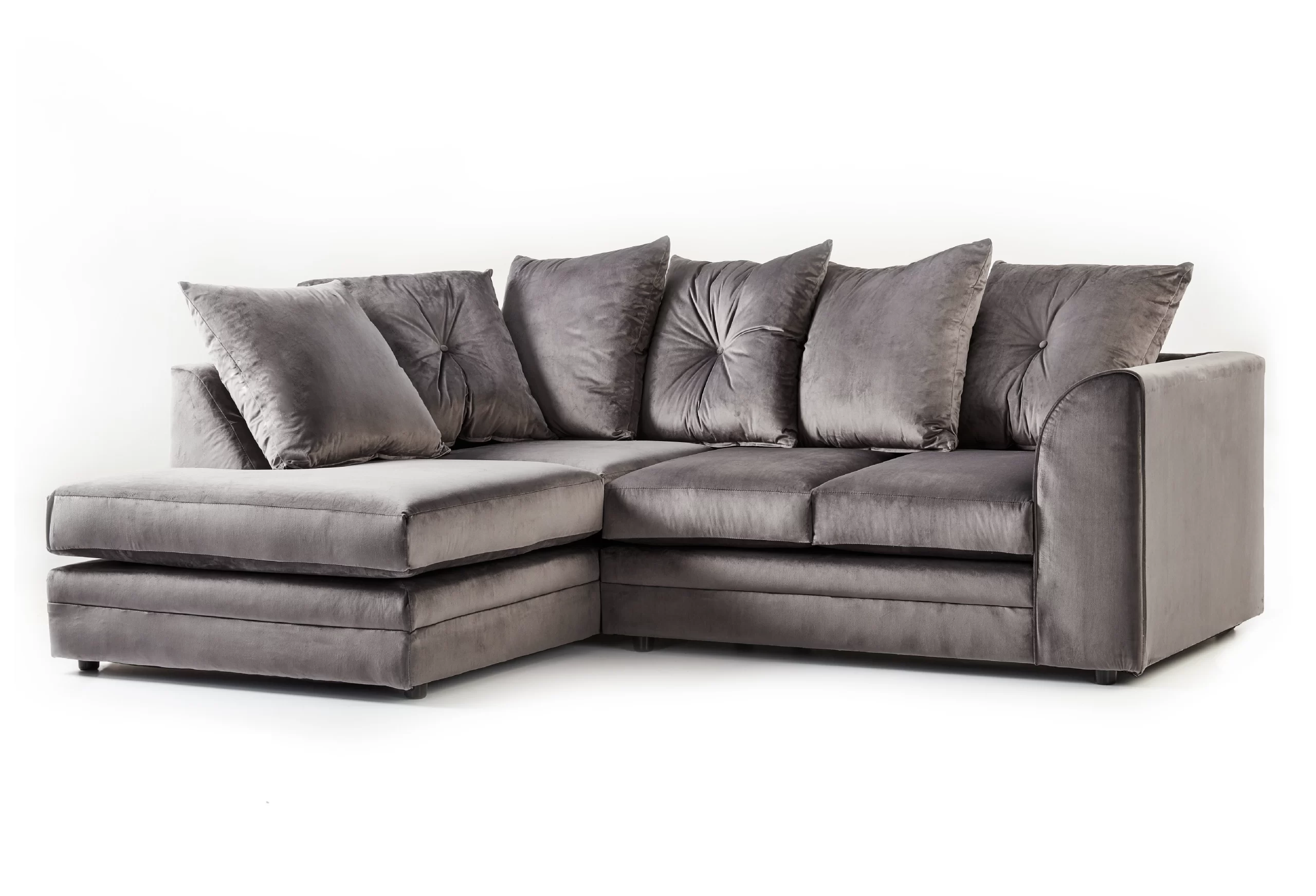 Camden LuxVelvet Corner Sofa - Blue