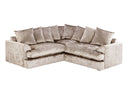 Ferguson Crushed Velvet Large Corner Sofa