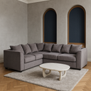 Garrison Plush Velvet Corner Sofa