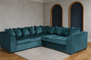 Garrison Plush Velvet Corner Sofa