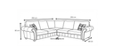 Maywood Double Corner Sofa