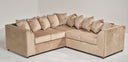 Garrison Plush Velvet Corner Sofa
