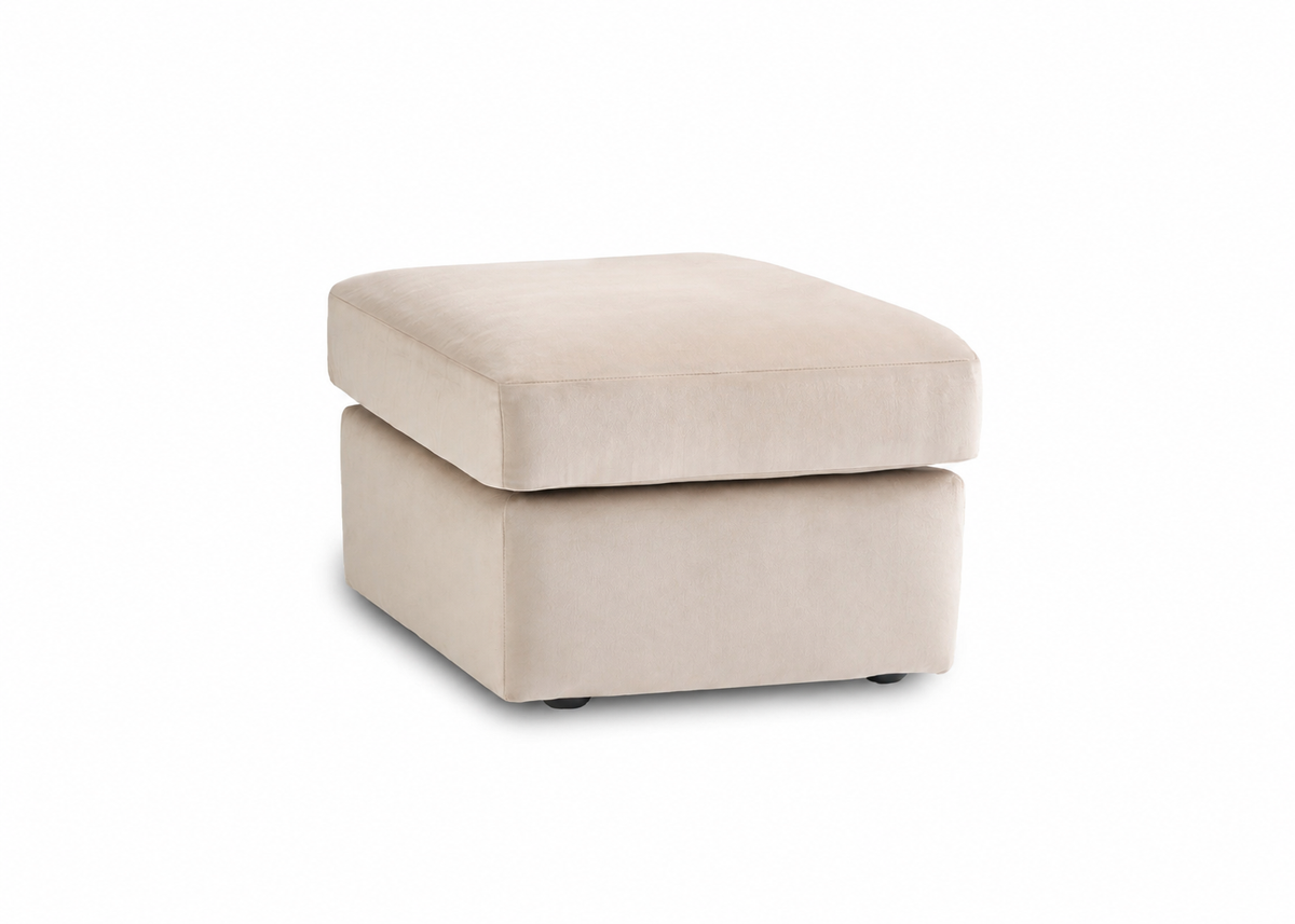 Plush Velvet Footstool
