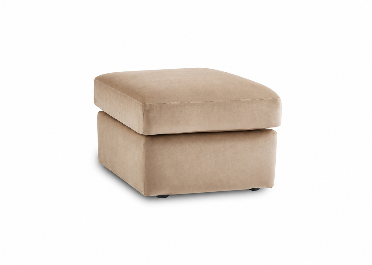 Plush Velvet Footstool