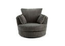 Jumbo Cord Swivel Chair