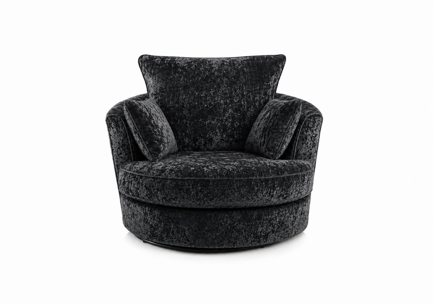 Crush Velvet Swivel Chair