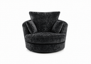 Crush Velvet Swivel Chair