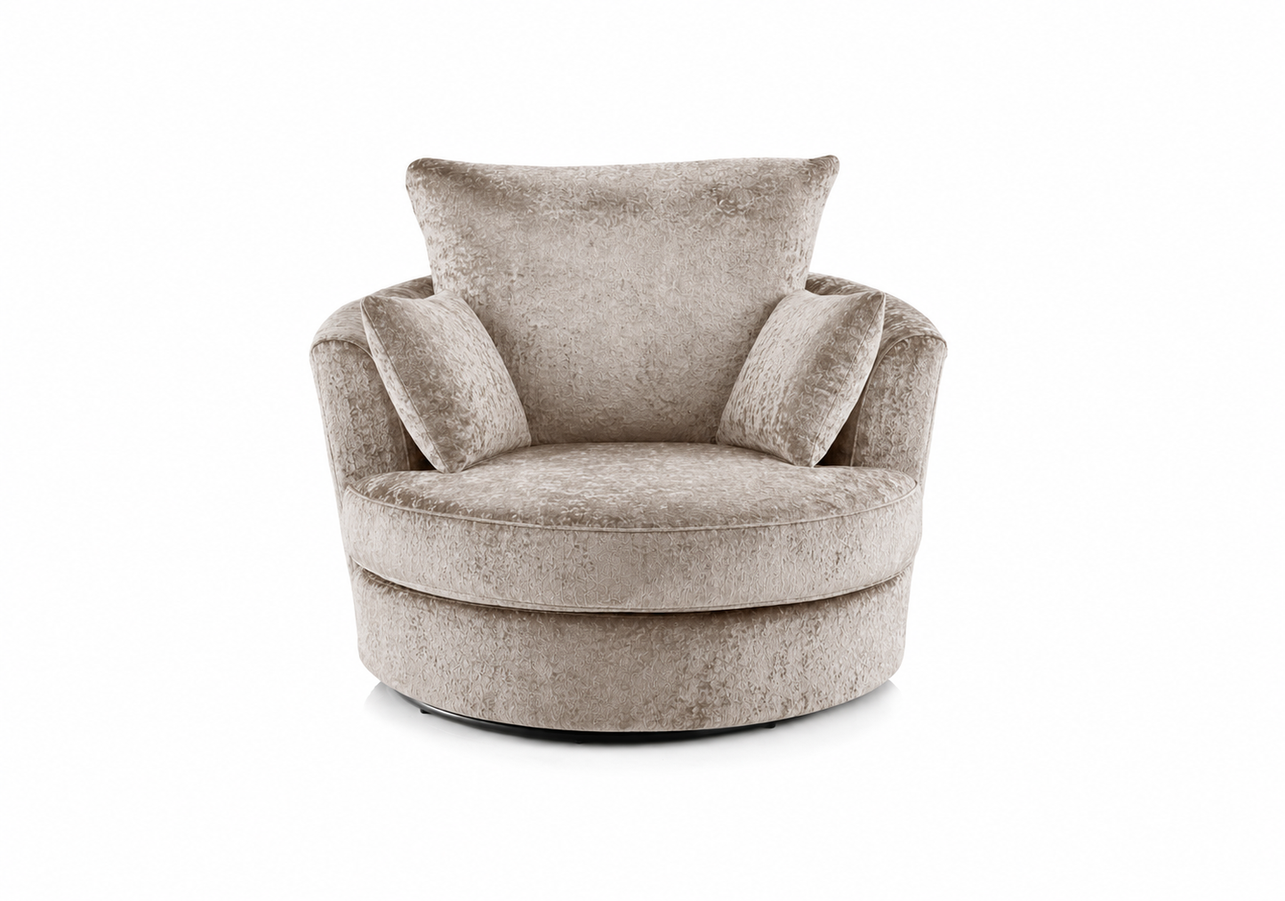 Crush Velvet Swivel Chair